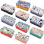 5 Pzas Cajas Hojalata Rectangular para Almacenar Joyas