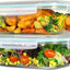 2 Pzas Recipientes Vidrio 76.4oz Tapas Herméticas