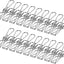 100 Alfileres Ropa Acero Inox para Colgar y Sello Aperitivos