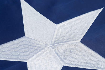 Bandera Texas 10x15" 100% nailon ojales latón