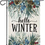 Banderas jardín invierno 12x18pulg ramitas pino