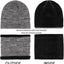 Set 2 Gorros Invierno Hombre Bufanda Calentador Cuello