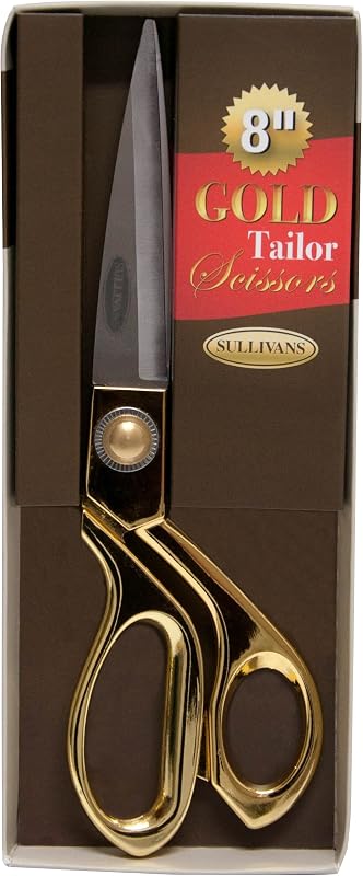 Tijeras sastre 8pulg color dorado