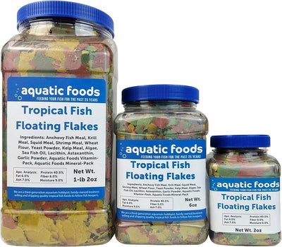 Copos pescado tropical krill espirulina cíclidos