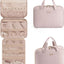 Bolsa joyas colgante con cremallera gran capacidad rosa