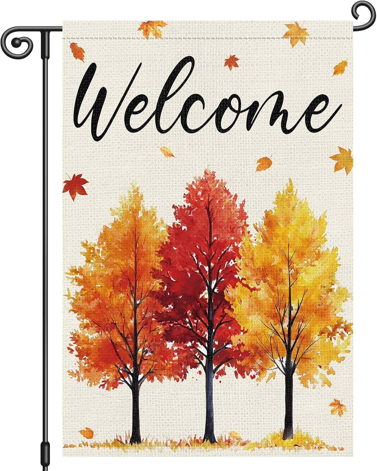 Bandera otoño doble cara 12x18pulg decoración patio