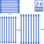 24 Pzas Bridas Cable Silicona 4-18pulg Reutilizables