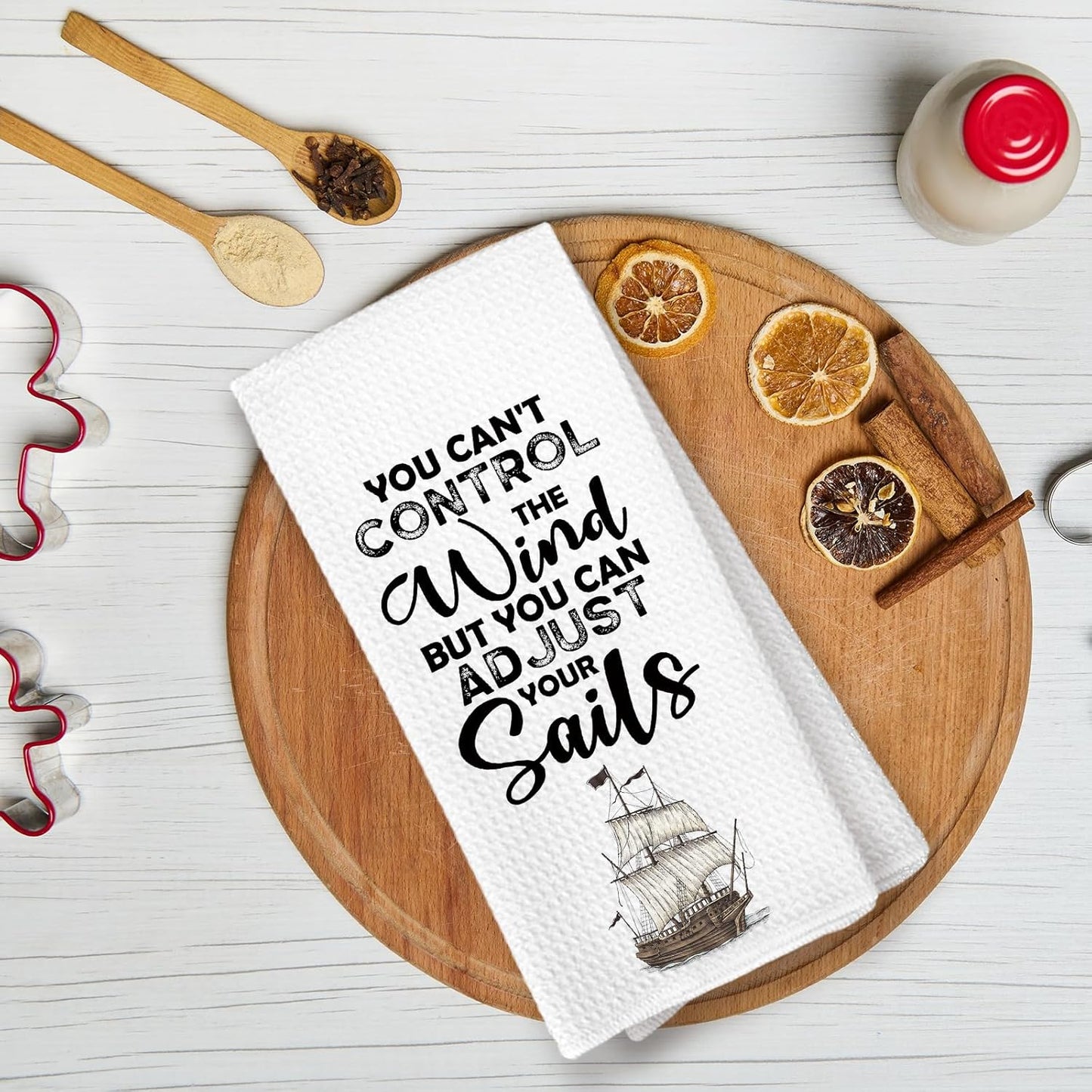 Toalla de cocina náutica para barcos y baños, regalo para hombres