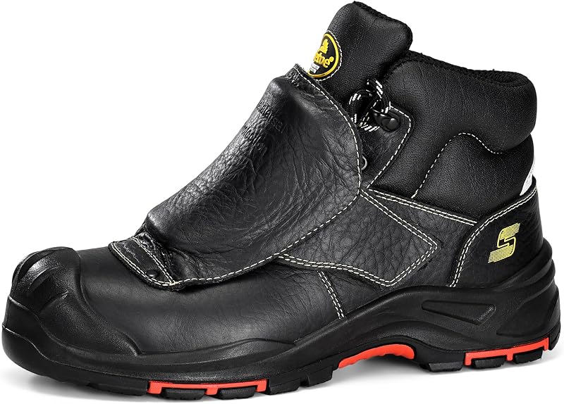 Botas soldadura seguridad punta compuesta resistentes 572°F