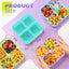 Pack 4 Recipientes Bento Box Reutilizables Apilables