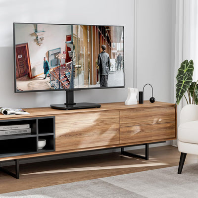 Soporte TV 27-60pulg ajustable base vidrio
