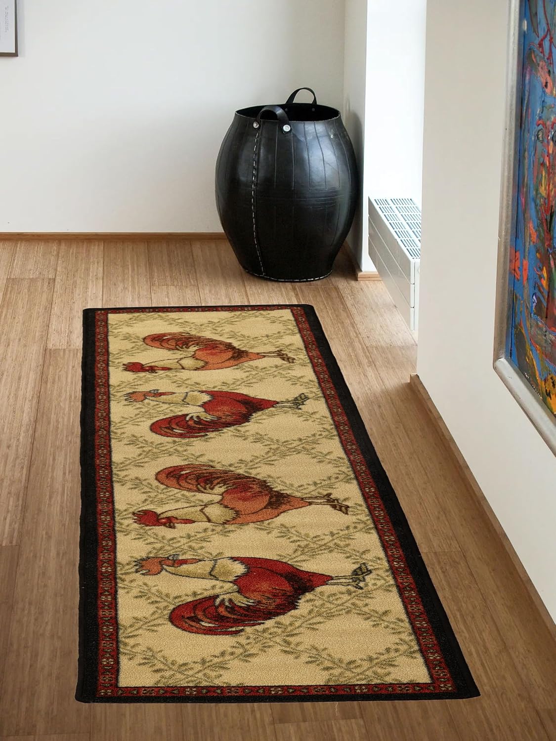 Alfombra pasillo cocina 23" x7ft antiderrap
