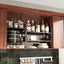 Organiz. estante expandible 16.5-27.1pulg 2 pzas metal negro