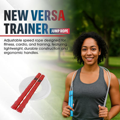 Cuerda de saltar ajustable para fitness color rosa