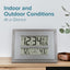 Reloj atómico pared/mesa 512-85937