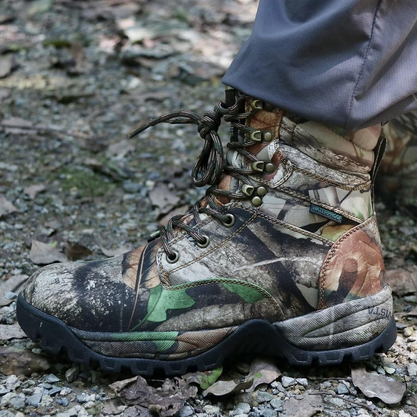 Botas caza ligeras impermeables hombre 7pulg