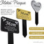 Placa conmemorativa mamá poesía negro cementerio