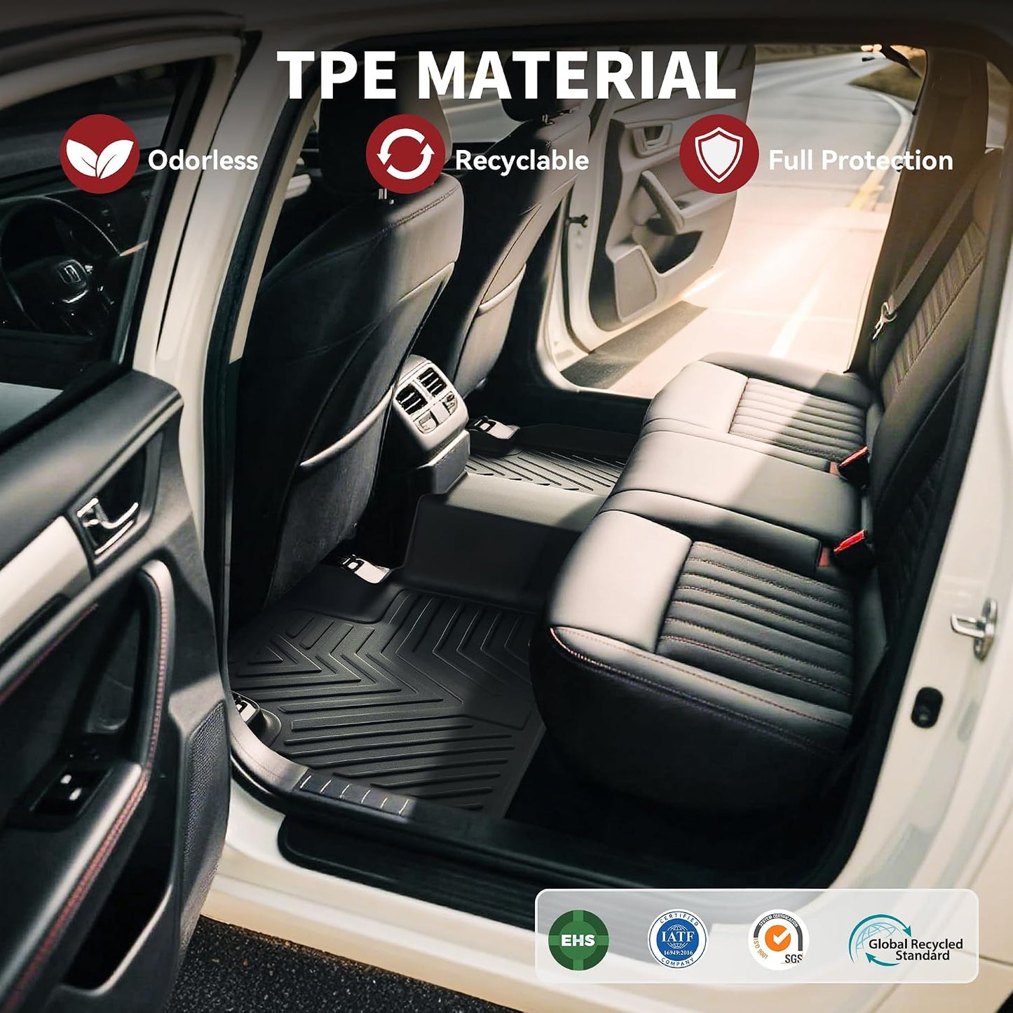 Alfombrillas suelo TPE para Chevy Tahoe y GMC Yukon 15-20