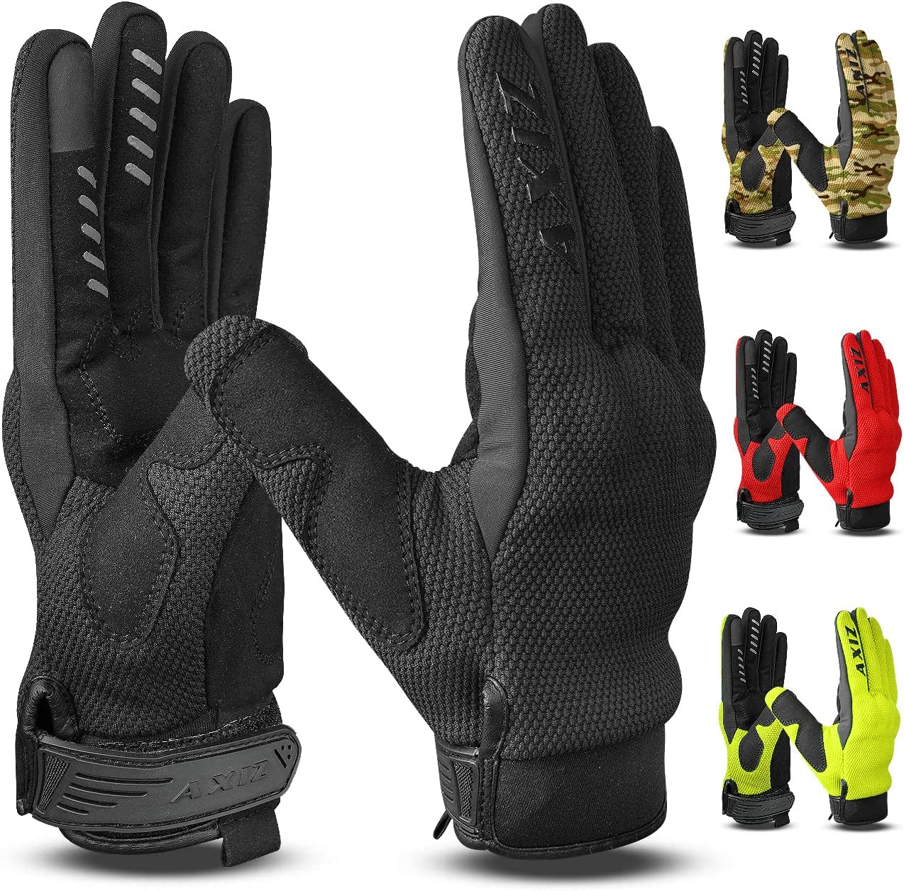 Guantes motocicleta tactiles para hombre mujer MTB BMX