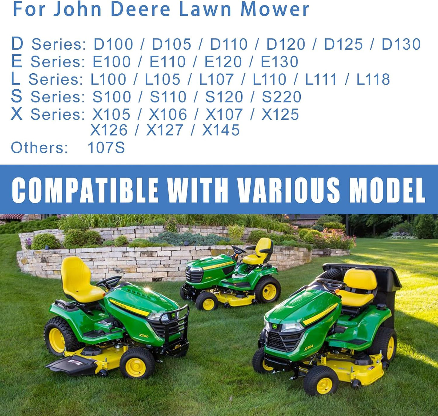 Cable control toma fuerza John Deere E100 E110 X105