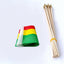 Banderas mano Ghana 5x8pulg pack 12