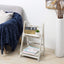 Soporte plegable madera maciza 2 niveles decorativo