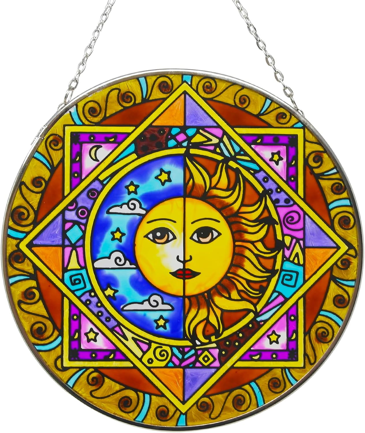 Catcher de sol vidrio eclipse sol y luna