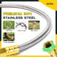 Manguera jardín 3ft acero inox flexible sin torceduras