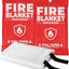2 Manta Incendios 40x40" Fibra Vidrio Cert CE