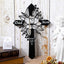 Estaca metal decoración condolencias patio cementerio