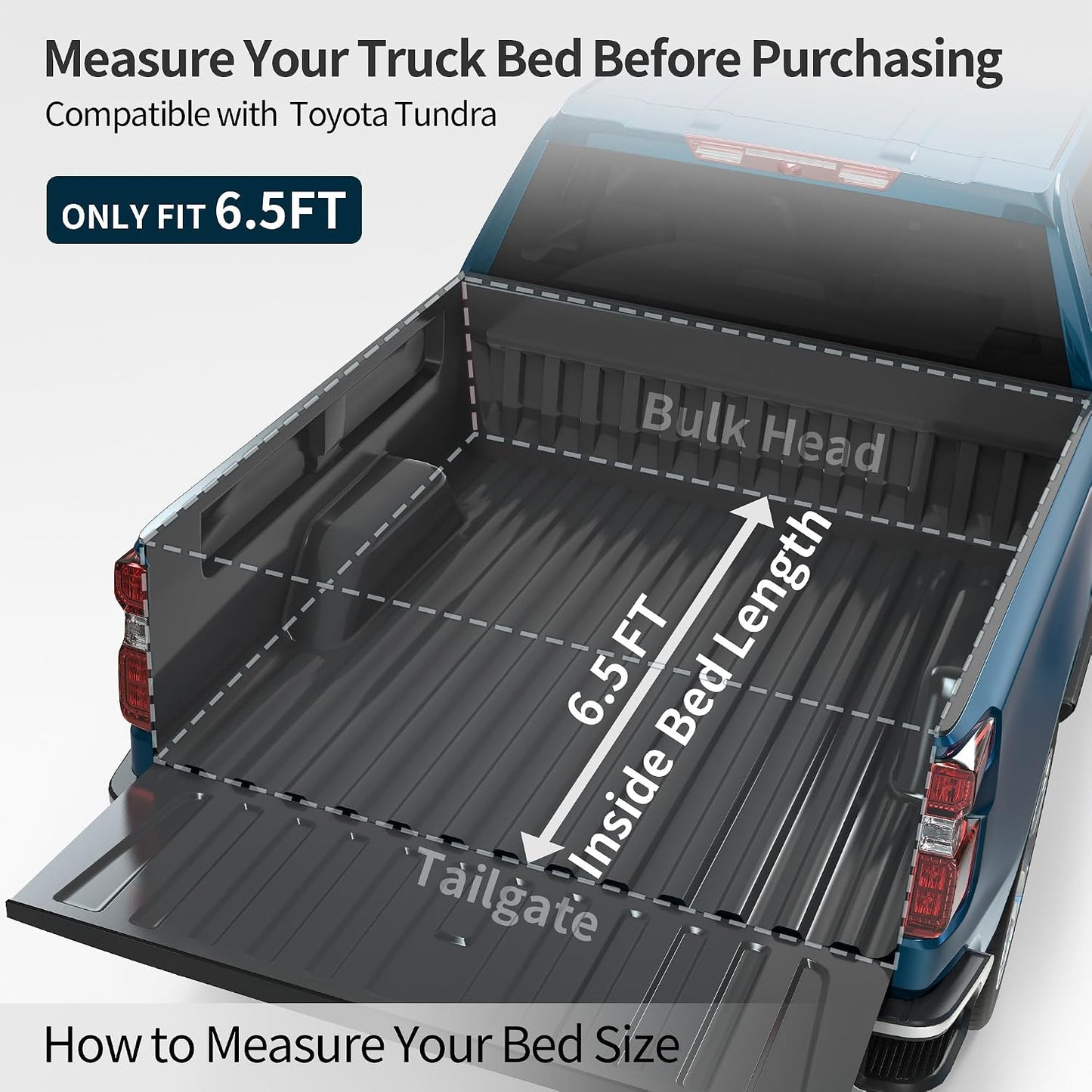 Tapete cama camioneta Toyota Tundra 22-26 TPE protección