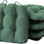 Set 4 cojines sillas comedor con lazos antiderrap