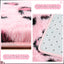 Alfombra antiderrap estampado leopardo rosa dormitorio niña