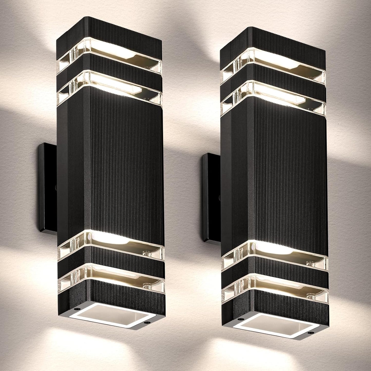 Lámpara pared exterior LED IP65 ahorro energía moderna