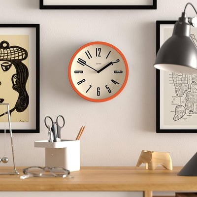 Reloj pared bañera hidromasaje redondo 8pulg naranja