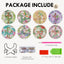Kit 8 Pzas Posavasos Arte Diamantes Religiosos con Versículo