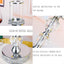 Candelabros de cristal para velas boda y hogar