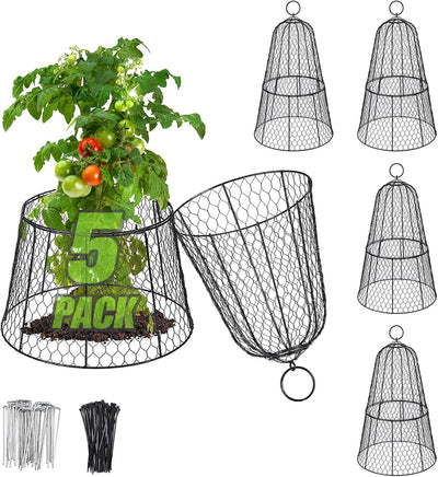 Cloche de metal para proteger plantas 17.3x11.8pulg
