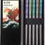 Palillos acero inox 316 antideslizantes 5 pares estilo japonés