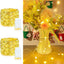 2 Pzas Luces Hadas 16ft 50Leds Alambre Cobre Batería
