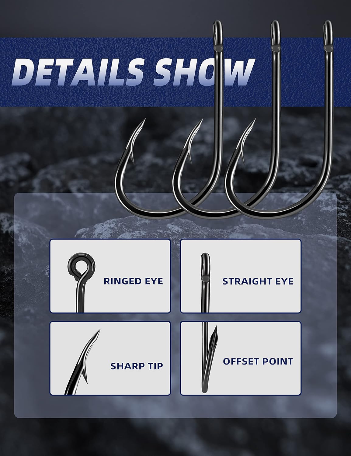 Ganchos pesca agua dulce y salada 10