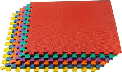 Alfombrillas EVA 24x24" multiusos para gimnasio y hogar