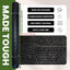 Rollo tela sombra 6'x100pulg UV resistente jardín negro