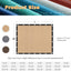 Pantalla de sombra solar 8x10pies con ojales trigo