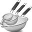 Juego 3 Coladores Acero Inox con Mango Aislado para Cocina