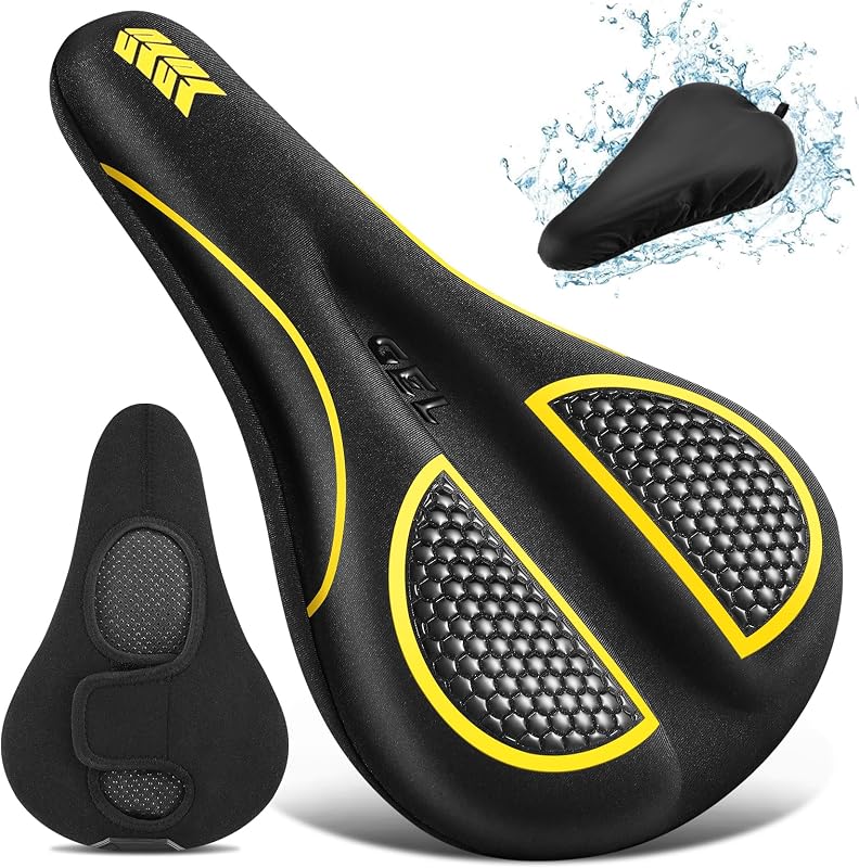 Cojín asiento bicicleta gel suave para hombres y mujeres