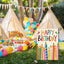 Banderas jardín feliz cumpleaños 12x18pulg doble cara poliéster
