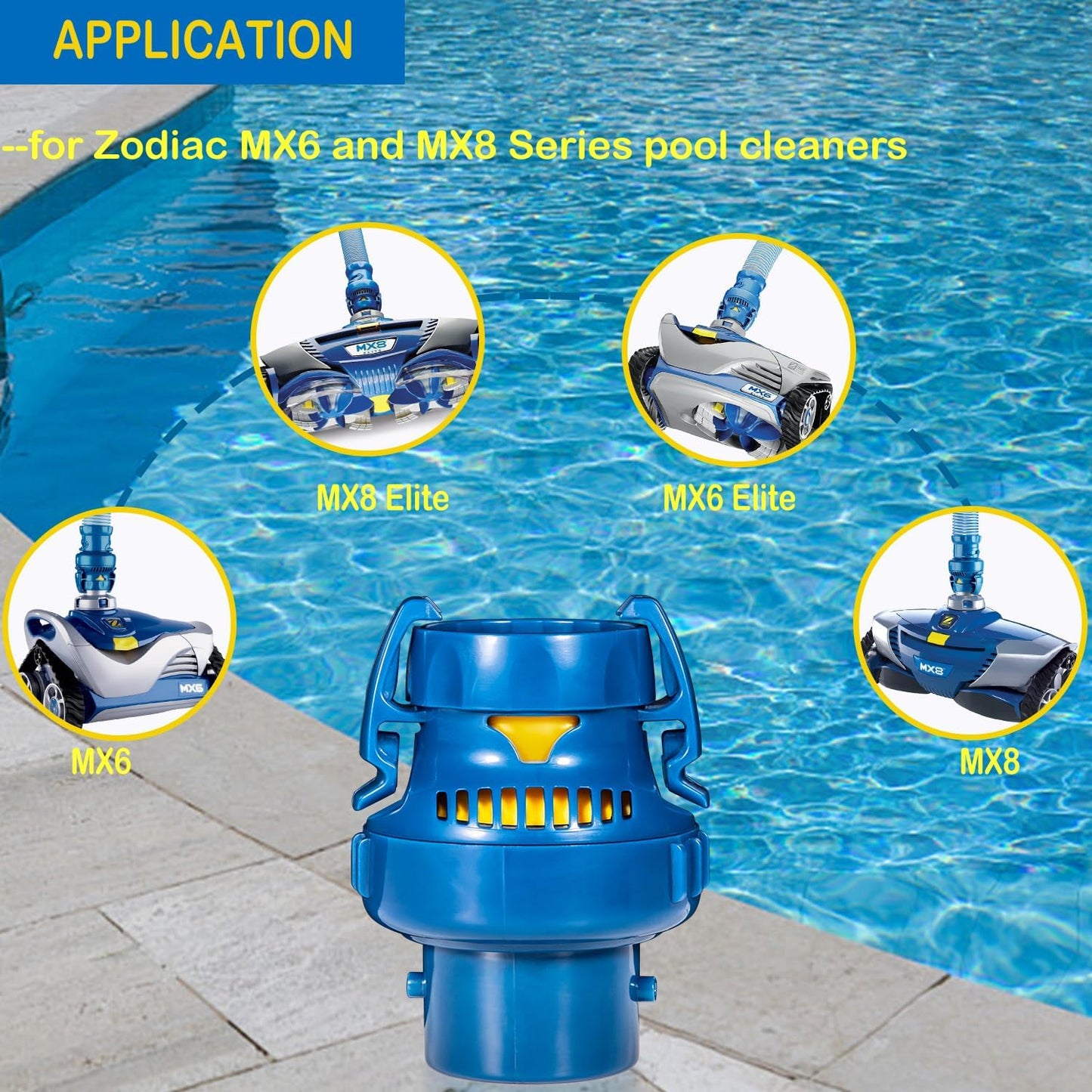 Válvula reguladora flujo FRV100 para Zodiac MX6 y MX8
