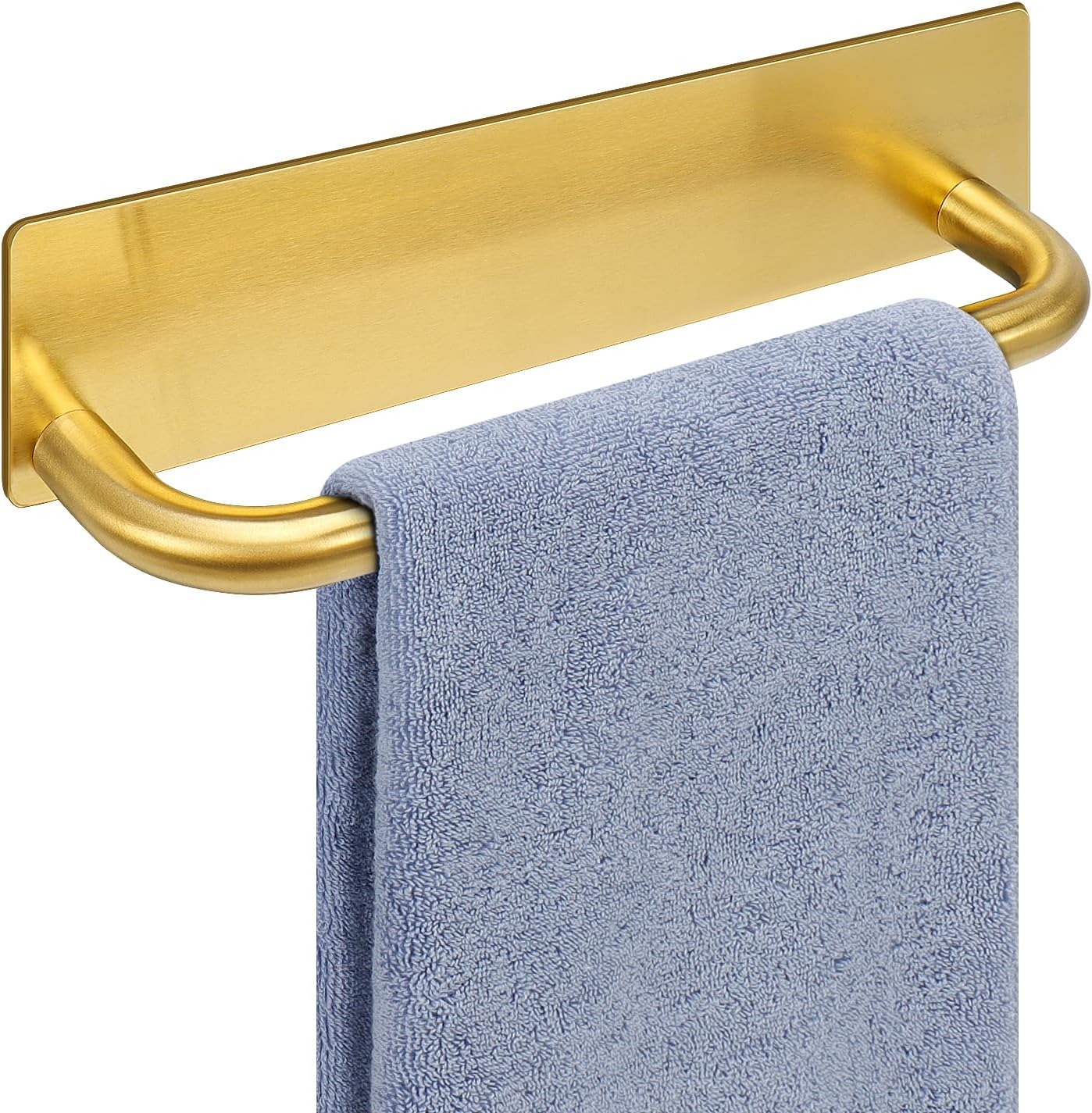 Toallero autoadhesivo acero inox 304 9pulg dorado