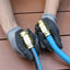 Conector manguera jardín 5/8" aluminio premium